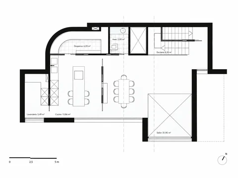 Obra nueva — Raxó (Poio) — Planta baja