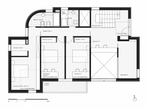 Obra nueva — Raxó (Poio) — Planta primera